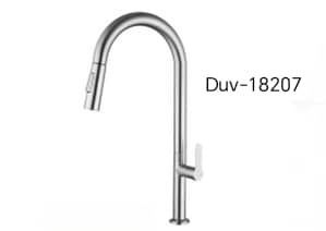 (DUV 18207) Pull Out Kitchen Sink Tap-SUS 304 Satin Finishing