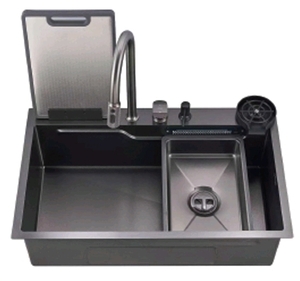 Nano Lava Built-in Waterfall Kitchen Sink