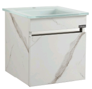 Glass Basin Stainless Steel Cabinet(410mm)