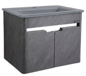 Glass Basin Stainless Steel Cabinet (550mm)