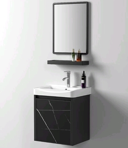 MTC 4336 Ceramic Basin Aluminium Cabinet(Include Mirror & Shelf)