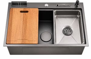 S/Steel Nano Lava Single Bowl(Include Accessories)