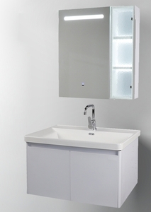 Ceramic Basin Stainless Steel Cabinet / LED Mirror Box