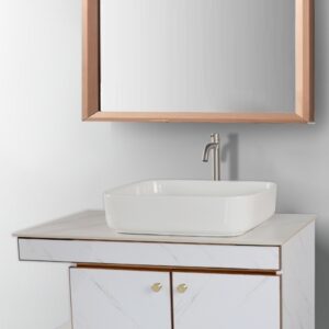 Ceramic Basin Stainless Steel Cabinet