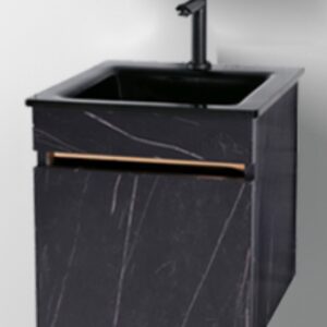 (MTC41411)Glass Basin Stainless Steel Cabinet