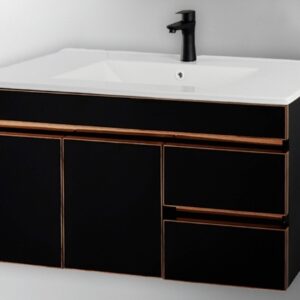 (MTC90461BL) Ceramic Basin Stainless Steel Cabinet