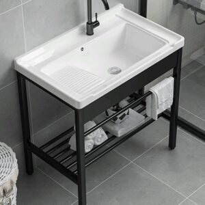 Stainless Steel Material Laundry Basin With Stand