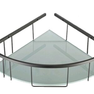 (MTBR 2626A01/GR) Corner Glass Basket Gun-metal Stainless Steel SUS304
