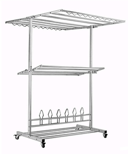 (MTR 401)Stainless Steel Material Mirror Finishing Free Standing Clothers Hanger