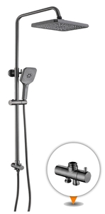 (MTSS 201) Stainless Steel Material 2Way Exposed Shower Set