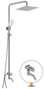 (MTSS 301)Stainless Steel Material 3Way Exposed Shower Set