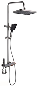 (MTSS 506)Stainless Steel Material 4way Piano Button Exposed Shower Mixer Set