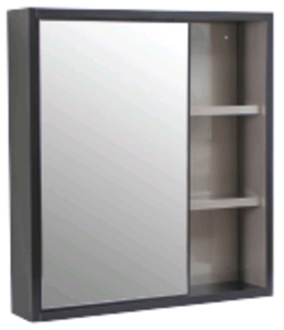 (DMB 661/662) Stainless Steel Mirror Cabinet (600 x 600mm)