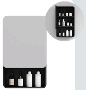 (DMBA 132-B/134-G) Aluminium Mirror Cabinet (600 x 400mm)