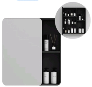 (DMBA 225-B/226-G) Aluminium Mirror Cabinet (600 x 600mm)