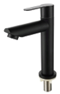 (DUV 13822) Basin Cold Tap,SUS 304 Black