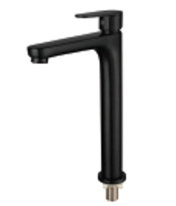(DUV 13918-B) Tower Basin Cold Tap Brass Black