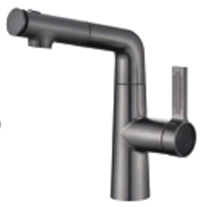 (DUV 13702/13703-M/W/GM) Pull Out Mixer Basin Tap White/Gun-metal