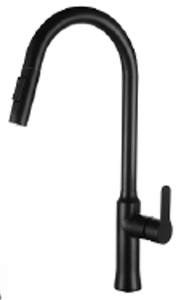 (DUV 18868-M) Pull Out Mixer Tap SUS304 Black