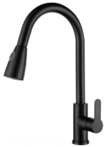(DUV 18873-M/B) Pull Out Mixer Tap SUS304 Black