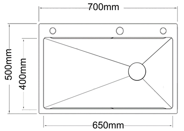 MTKS-6050/7050/8050GR Stainless Steel Kitchen sink - Image 4
