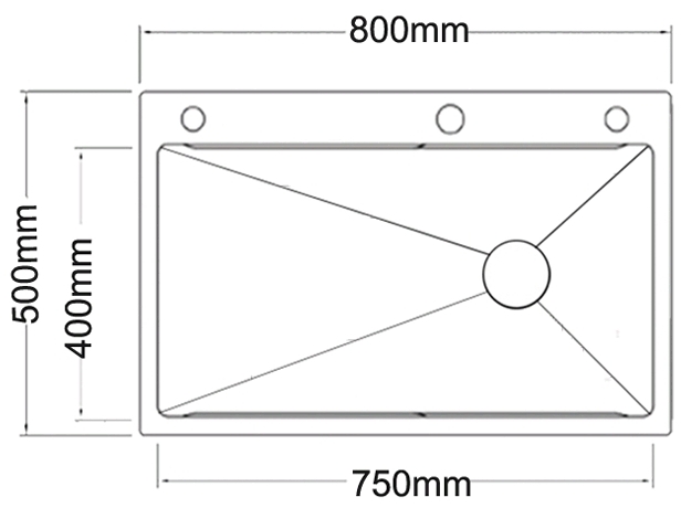 MTKS-6050/7050/8050GR Stainless Steel Kitchen sink - Image 5