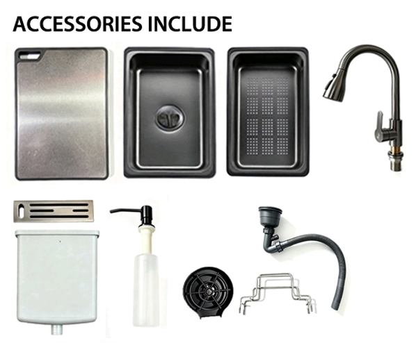 MTKS-6050/7050/8050GR Stainless Steel Kitchen sink - Image 6